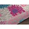 Homeroots 4 x 6 ft. Gray & Pink Tropical Flower Area Rug 385423 - alternate 6